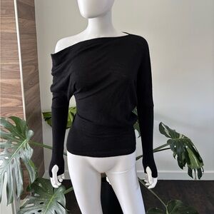 Enza Costa Sweater Long Sleeve Cashmere / Wool Sz XS 100% Authentic❤️
